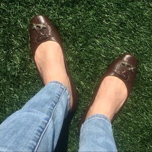 Louis Vuitton Brown Ballerina Flats